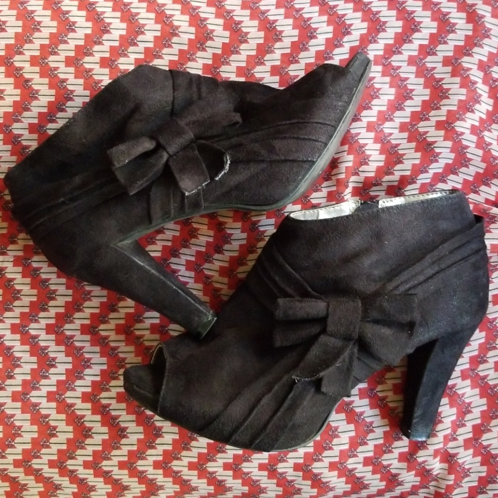 Peep Toe Booties